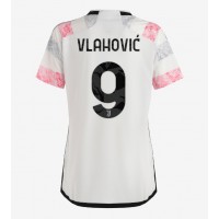 Echipament fotbal Juventus Dusan Vlahovic #9 Tricou Deplasare 2023-24 pentru femei maneca scurta